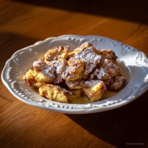Kaiserschmarrn klassisch mit Puderzucker