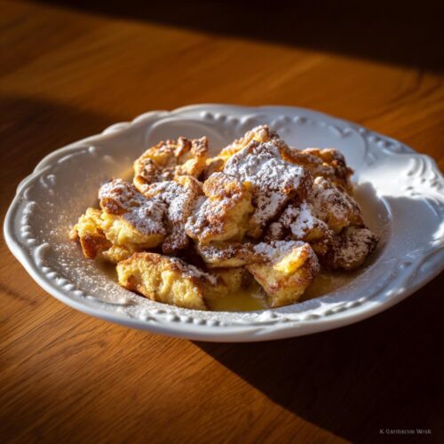 Kaiserschmarrn klassisch mit Puderzucker
