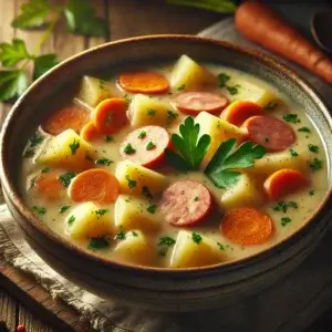 Kartoffelsuppe – Omas Rezept mit Würtschen Rezept