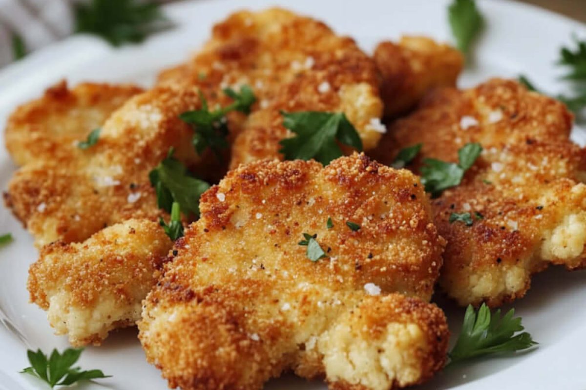 Blumenkohlschnitzel Blumenkohlschnitzel Rezept