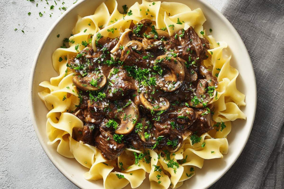 Boeuf Stroganoff