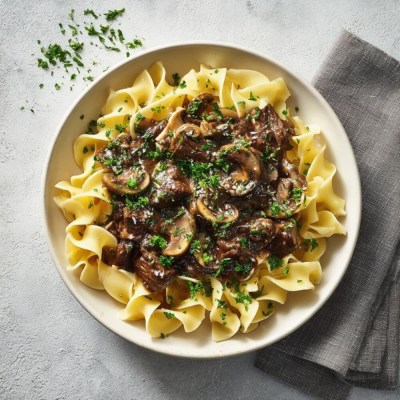 Boeuf Stroganoff