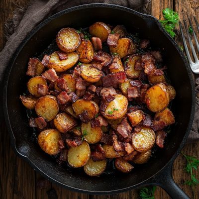 Bratkartoffeln mit Speck Rezept