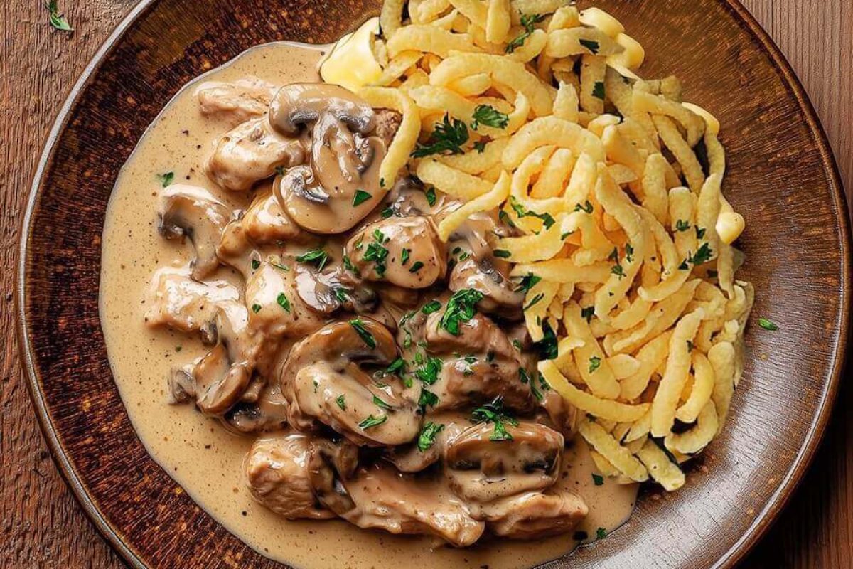 Geschnetzeltes mit Champignons Rezept