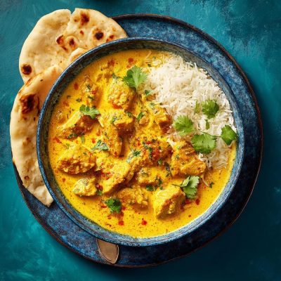 Hähnchen-Curry mit Kokosmilch