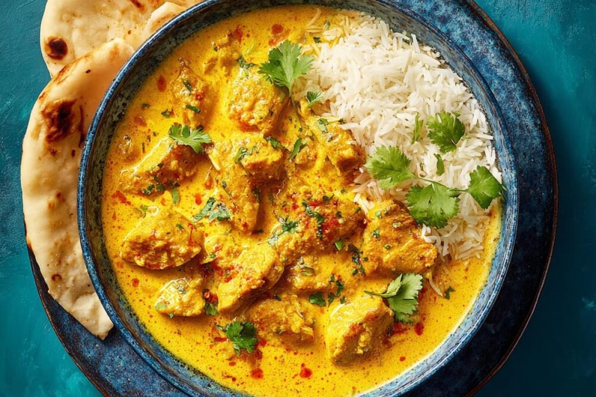 Hähnchen-Curry mit Kokosmilch
