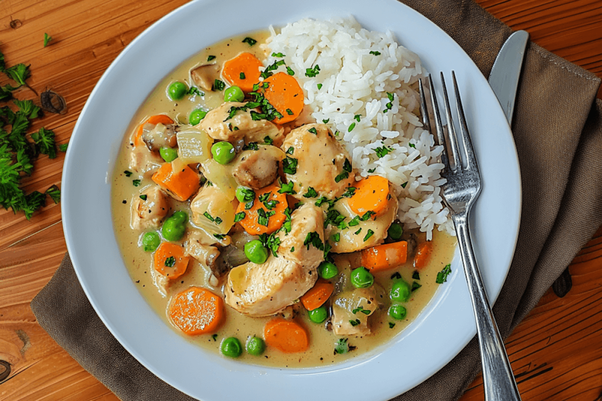 Hühnerfrikassee Rezept