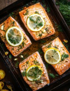 Lachs im Backofen Rezept