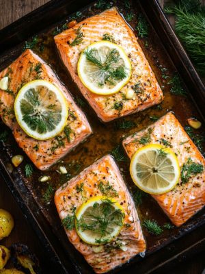 Lachs im Backofen Rezept