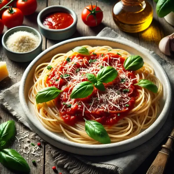 Spaghetti mit Tomatensoße: Klassiker der italienischen Küche - GentsRecipes